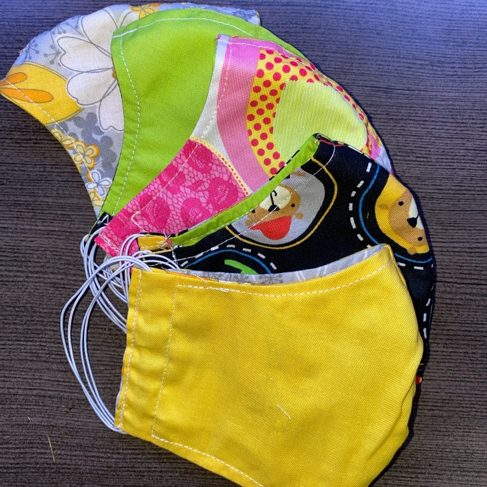 2 Kids double layered face mask